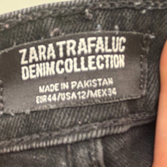ZARA TRAFALUC DENIM COLLECTION & Size 12 100% Cotton - Picture 10 of 10